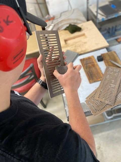 Vents.com craftsman building a custom flush floor vent